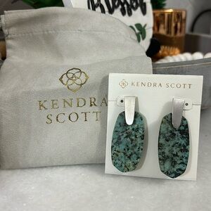 Kendra Scott African turquoise earrings